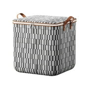 Moocorvic Foldable Large Capacity Clothes Storage Bag Organizer Sorting Storage Box for Comforters, Blankets, Bedding, Foldable with Sturdy Zipper,Under Bed Storage